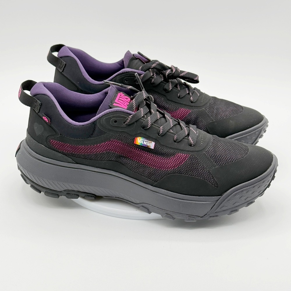Vans MTE Crosspath Pride Shoes Size 8 Mens Black Purple VN000CVUBP41 New No Box